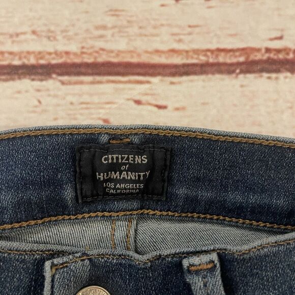 Citizens Of Humanity Jeans Women's Size 25 Blue Rocket Ankle High Rise Skinny - Picture 8 of 15